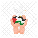 Freedom Flag Palestine Icon