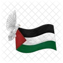 Palestine Free Palestine Flag Icon