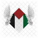Palestine Free Palestine Flag Icon
