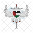 Palestine Free Palestine Flag Icon