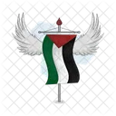 Palestine Free Palestine Flag Icon