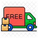 送料無料、無料貨物、無料配達 アイコン