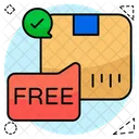 送料無料、無料貨物、無料配達 アイコン
