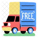 Free Shipping Truck Delivery Icon