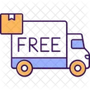 Free Shipping Delivery Truck Cargo Truck Icon