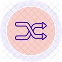 Free Shuffle Color Circle Icon Icon