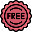 Free Sticker Free Splash Tag Icon