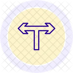 Free t junction  Icon