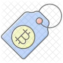 Free Tag Bitcoin Lineal Color Icon Icon