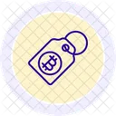 Free Tag Bitcoin Line Icon Icon