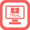 Free Trial Monitor Free Icon