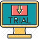 Free Trial Monitor Free Icon