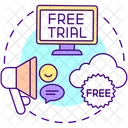 Trial Free Marketing Icon