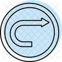 Free turn right  Icon