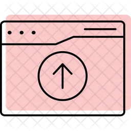 Free Upload data  Icon