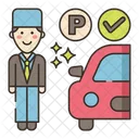 Free Valet Parking Car Free Icon