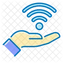 Free Wi Fi Hand Free Icon