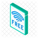 Free Wifi Plate Icône