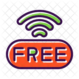 Free Wifi  Icon