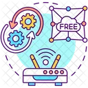 Free wifi hotspots  Icon
