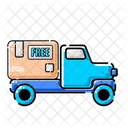 Free With Delivery Car Icon