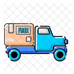 Free with delivery car  Icon