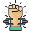 Freedom Hand Chain Icon