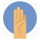 Raise A Finger Claim Lift Icon