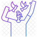 Freedom Liberty People Icon