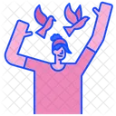 Freedom Liberty People Icon