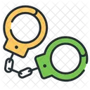 Freedom Limitations Handcuffs Arrest Icon