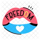 Mouth Lips Freedom Of Speech Icon