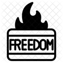 Freedom Text  Icon