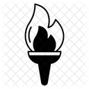 Freedom Torch Leadership Freedom Light Icon