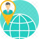 Emplacement Entreprise Navigation Icon