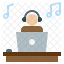 Music Multimedia Work At Home Office Relax Icon