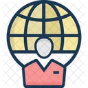 Worldwide User Global Services Icon