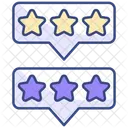 Freelancer-Bewertungssterne  Symbol