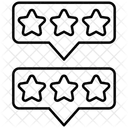 Freelancer-Bewertungssterne  Symbol