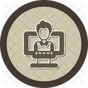 Freelancer Remote Working Freelance Independent Worker Contractor Self Employed Entrepreneur Job Work Icon
