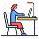 Freelancer Worker  Icon