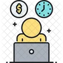 Freelancing Self Employee Freelancer Icon