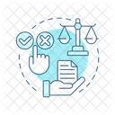 Freely Given User Data Processing Icon
