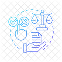 Freely Given User Data Processing Icon