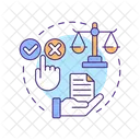 Freely Given User Data Processing Icon