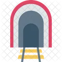 Freeway Rail Tunnel Rail Underpass Icon