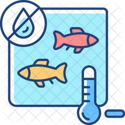 Freeze drying fish  Icon