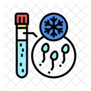 Freezing Sperm Icon