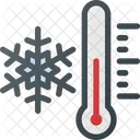 Freezing Temperature Snow Icon