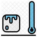 Freezing Thermometer Ice Icon